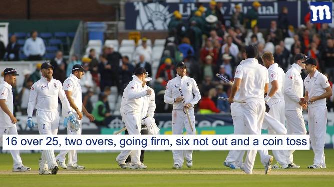 Ashes update: 319-7 past 44.4, eight stumps, two wickets, no ducks, cloudless, test