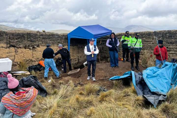 Fiscalía recupera en Junín los restos de cuatro víctimas fallecidas en 1990