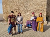 Recreación histórica en el yacimiento arqueológico de Doña Blanca