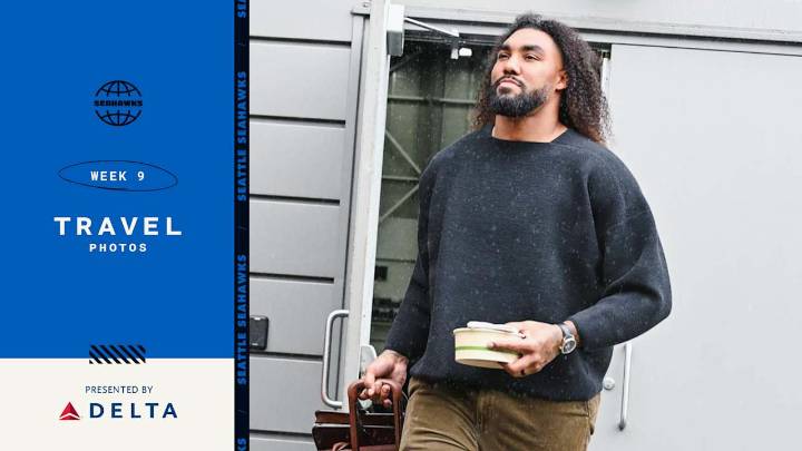 PHOTOS: Seahawks Depart Virginia Mason Athletic Center For Week 9 At Commanders