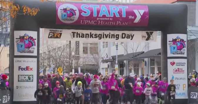 Road closures announced for this week's Thanksgiving morning Turkey Trot in Pittsburgh