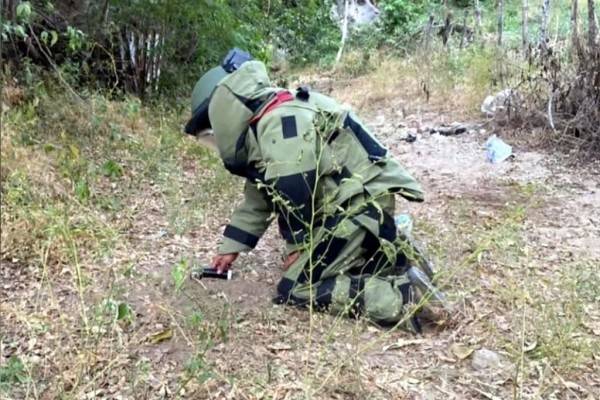 Hallan 146 artefactos explosivos en Sinaloa