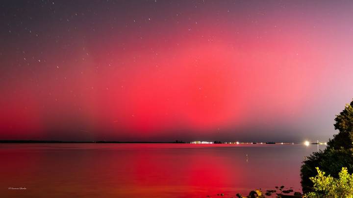 PHOTOS: Glimmers of the northern lights captured in Florida