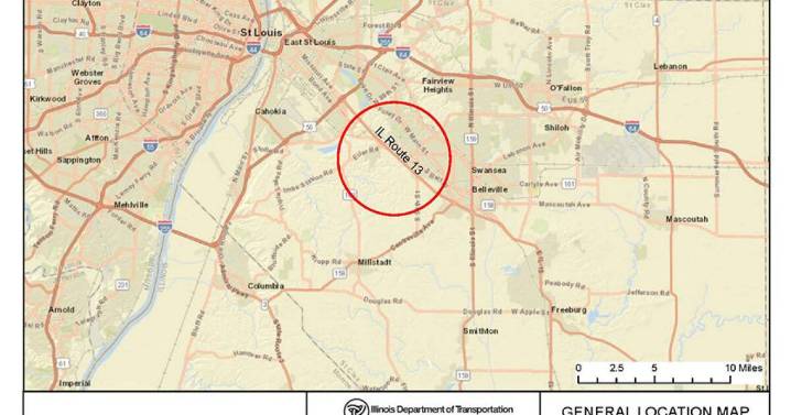 IDOT to make major improvements on highway in Belleville and Cahokia Heights