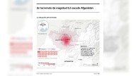 [Infografía] Más de 20 personas pierden la vida y otras 530 están heridas por terremoto de 6,3 en Afganistán