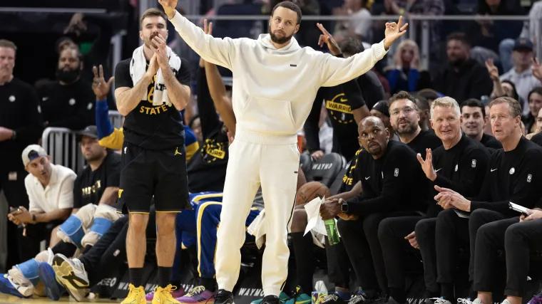 Something happened tonight for the first time in Steph Curry's 1,193