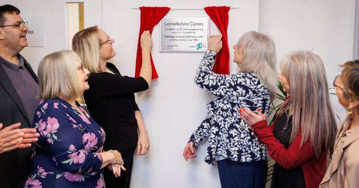 Lanarkshire Carers celebrates 30-year milestone with plaque unveilings at Airdrie and Hamilton centres