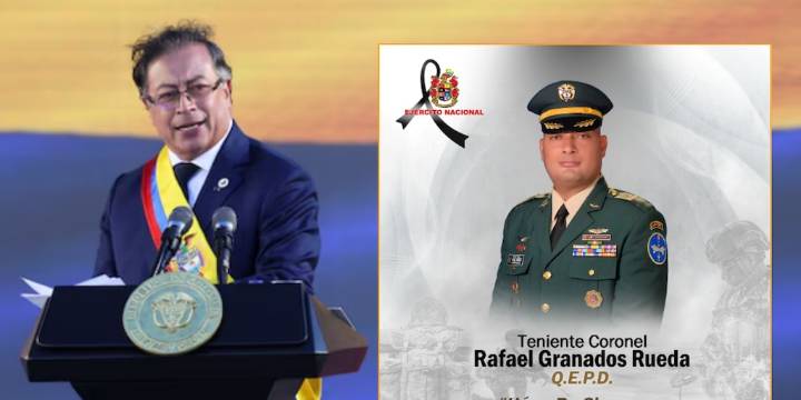 Petro calificó como un “crimen de guerra” el asesinato del teniente coronel Rafael Granados en Popayán: “He pedido informe”