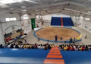 Prospera la mejora del terrero de lucha de Uga y su entorno