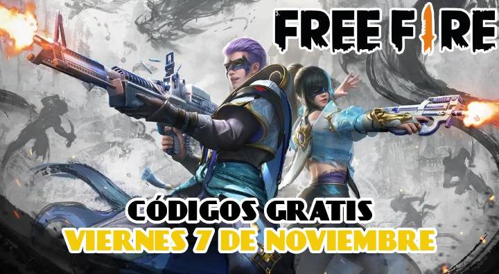 Códigos Free Fire de del viernes 7 de noviembre: canjea todos los objetos del famoso Battle Royale