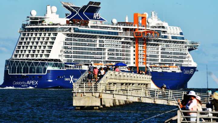 Celebrity Apex now sails out of Port Canaveral