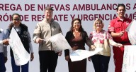 Entrega Clara Brugada 25 nuevas ambulancias al ERUM