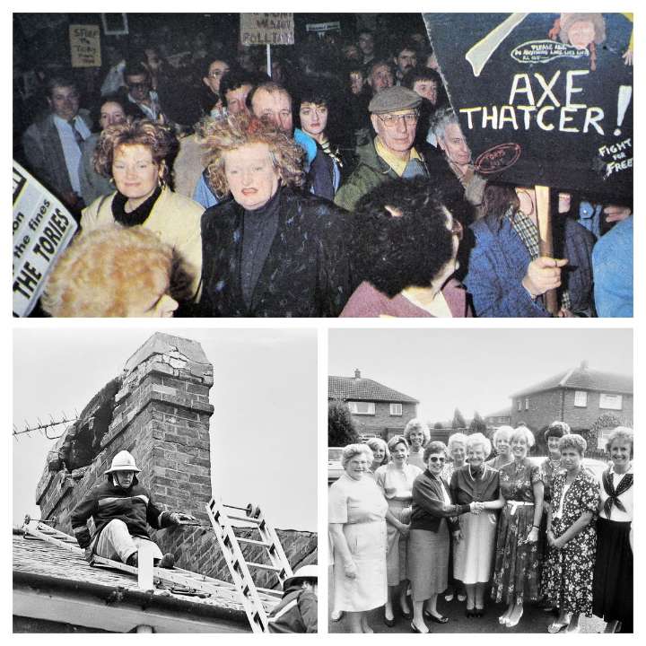 Shropshire retro: 21 pictures to take you back to 1990 featuring protests, an earthquake and a Wolves legend in Telford