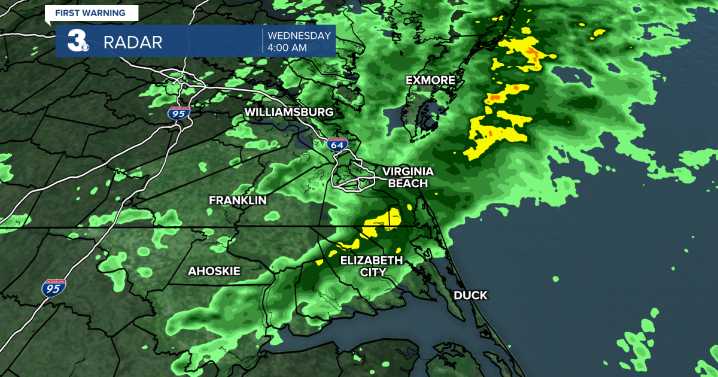 First Warning Forecast: Showers this morning, Sunny this afternoon, Rain returns this weekend