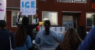 100 people protest Catawba County NC police, ICE partnership