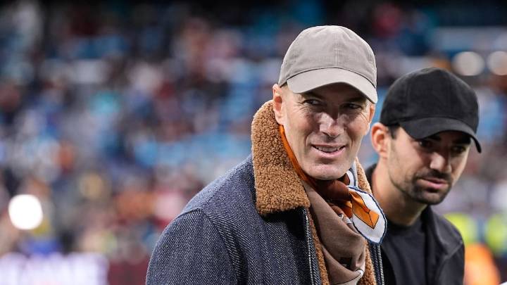 El reencuentro de Florentino Pérez y Zidane antes del 'Madrid Game'