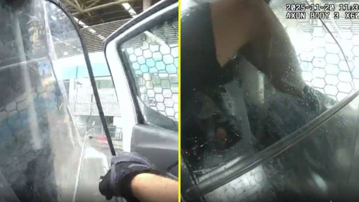 Videos muestran a ambulantes lanzando aceite hirviendo a guardias en Estación Central: Uno de ellos sufrió graves quemaduras