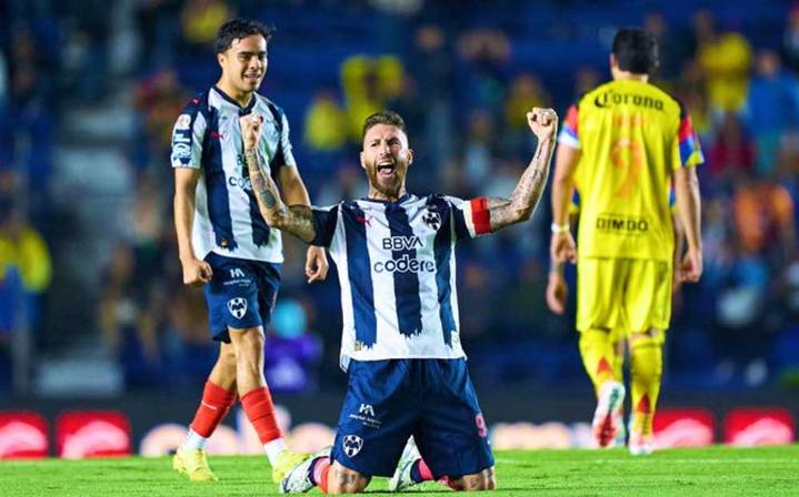 Monterrey elimina al América con gol del argentino Berterame y es el primer semifinalista