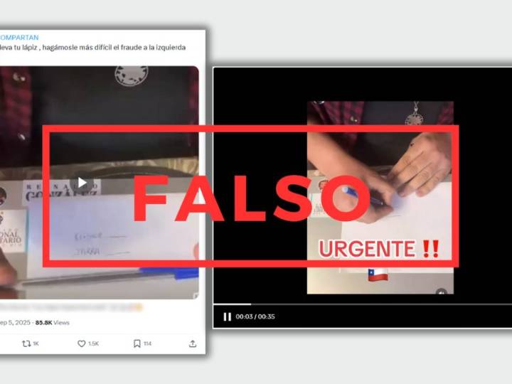 Comprueba: El Servel NO entrega lápices borrables para votar