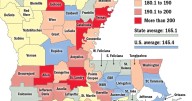 Louisiana has 8th-highest cancer death rates in the U.S. See parish data.