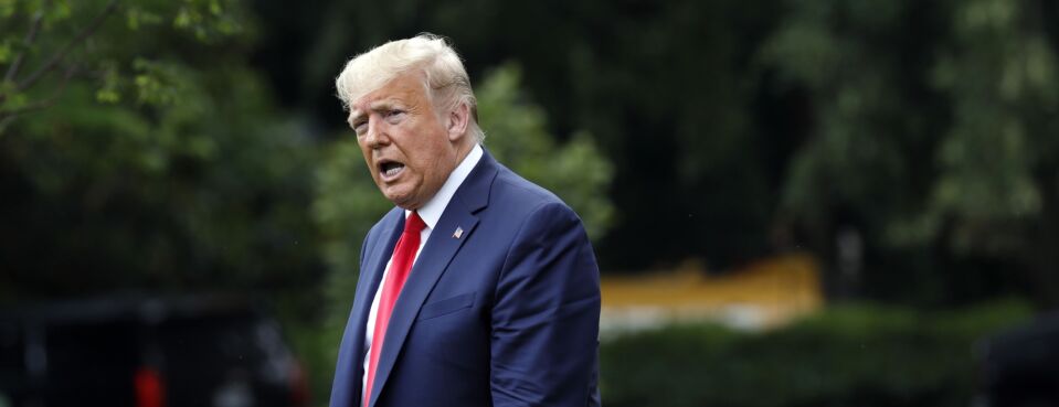 Trump Officials Sued for Plan to Repaint Eisenhower Building