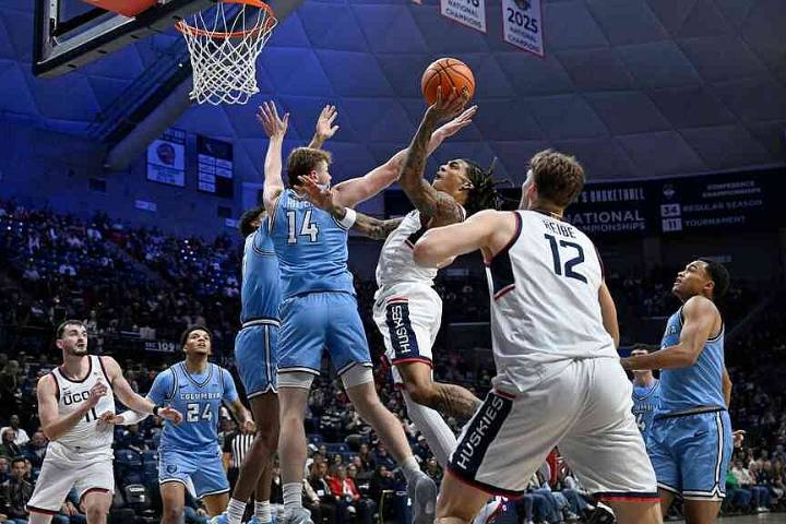Ball, Karaban lead UConn to win vs. Columbia