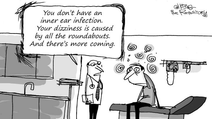 Are all the roundabouts making you dizzy?