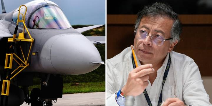 Petro estalló contra exfuncionario que lo acusó de hacer el “robo del siglo” con los aviones Gripen: “Hable de pruebas, no de olores”