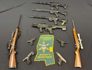 Lauderdale County man charged with felon in possession after shots fired, deputies say