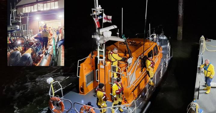 RNLI lifeboats launched to search for vulnerable person along shoreline