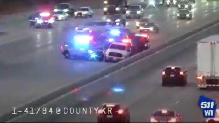 Videos show police pursuit that closed I-94 closed for 30 minutes