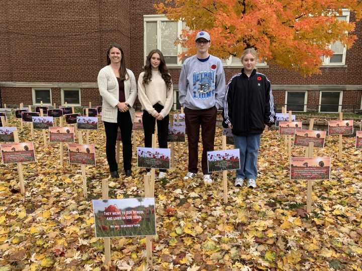 BCI students honour local veterans for Remembrance Day