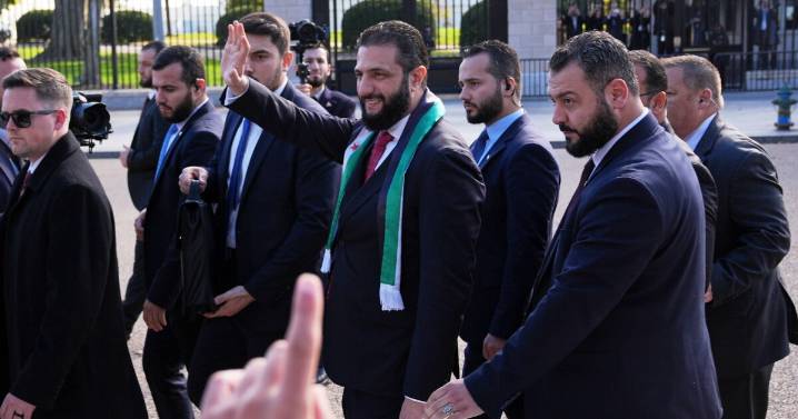 Syrian President Sharaa makes the 1st White House visit by a Syrian head of state