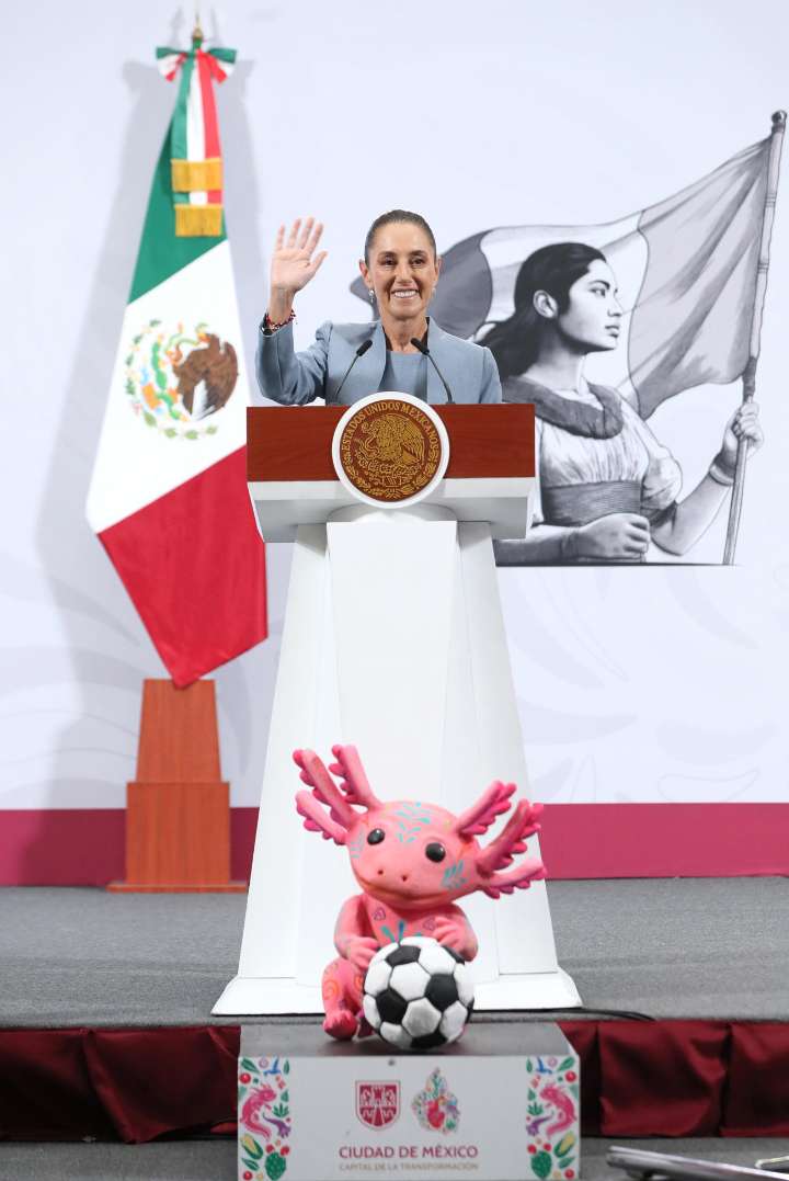 La presidenta de México analiza ir a Washington para el sorteo del Mundial de Fútbol