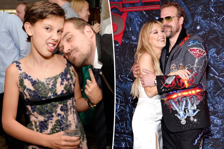David Harbour gushed over his 'fatherly affection' for Millie Bobby Brown before bullying report