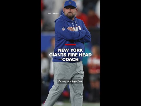 New York Giants fire head coach