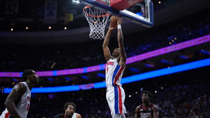 Pistons extend winning streak to six with victory over 76ers