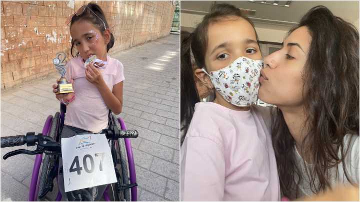 Albacete se une por Sarah: una cesta solidaria para ayudar esta niña con Atrofia Muscular Espinal
