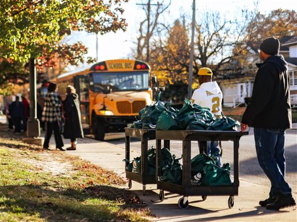 Photo Gallery: Toledo Public Schools hands out emergency food bags to families