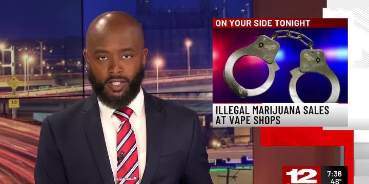 2 arrested after found selling cannabis at vape shops