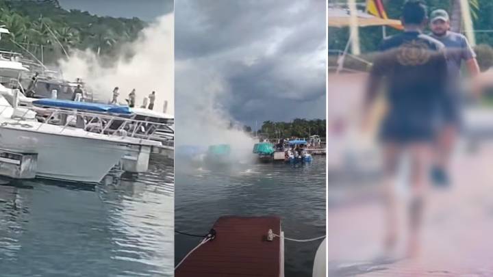 Cinco marinos lesionados por una explosión en una embarcación en Cozumel