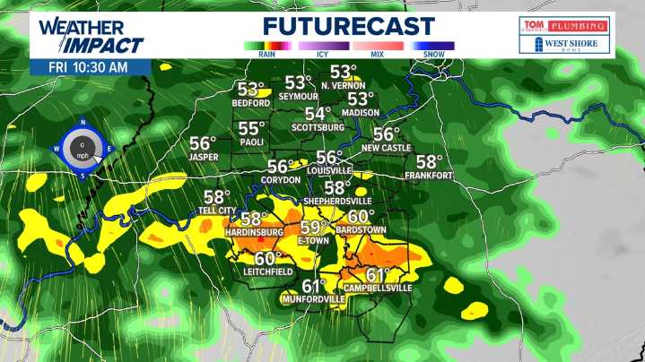 Another round of rain, storms headed to Kentucky, Indiana; here's when to expect it