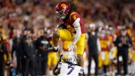 Makai Lemon scores through air, on ground in No. 20 USC's 38