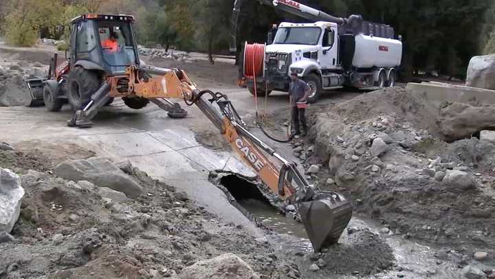 Evacuation warnings in place as heavy rain could slam California burn scar areas