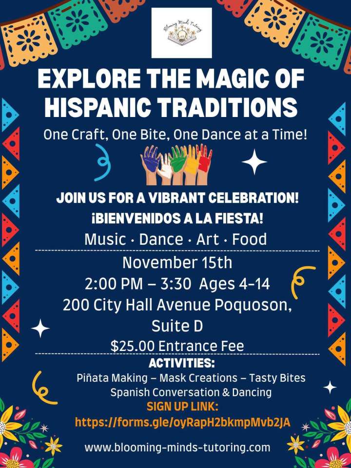Blooming Minds Tutoring Brings Community Together with Celebration of Hispanic Traditions