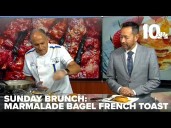 Sunday Brunch: Orange Marmalade Bagel French Toast