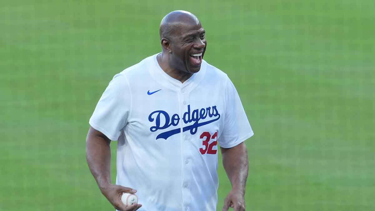 Magic Johnson gives props to Will Smith, Mookie Betts for Dodgers’ Game 6 win