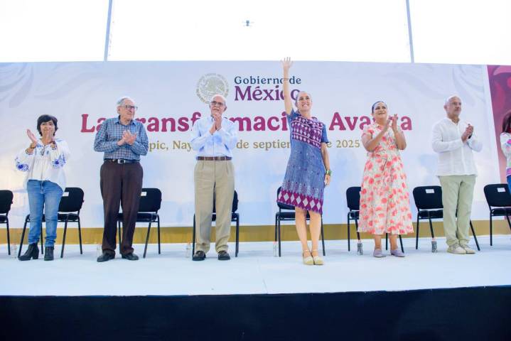 Trascendental. Claudia Sheinbaum nuevamente en Nayarit