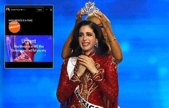 Omar Harfouch, jurado que renunció a Miss Universo 2025, llama ‘falsa ganadora’ a Fátima Bosch