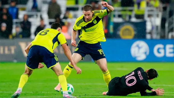 El gol de Messi no alcanzó y el Inter Miami cayó ante Nashville que forzó el tercer…